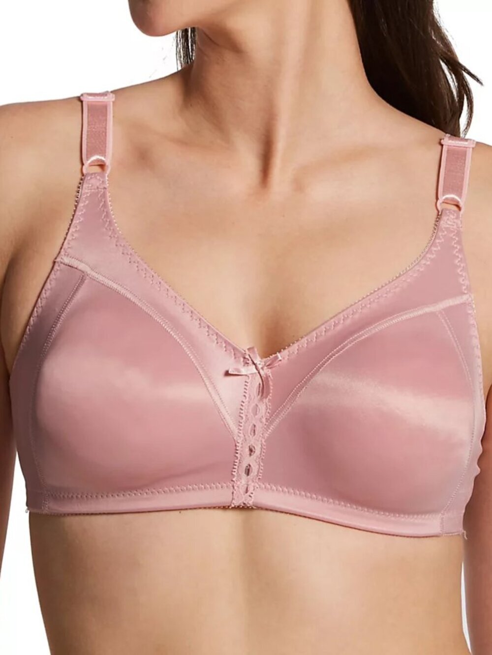 Bali Women's Double Support Wireless Bra Mauve 36B
